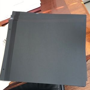 Kolo series B 11x14 black refill pages (#13)